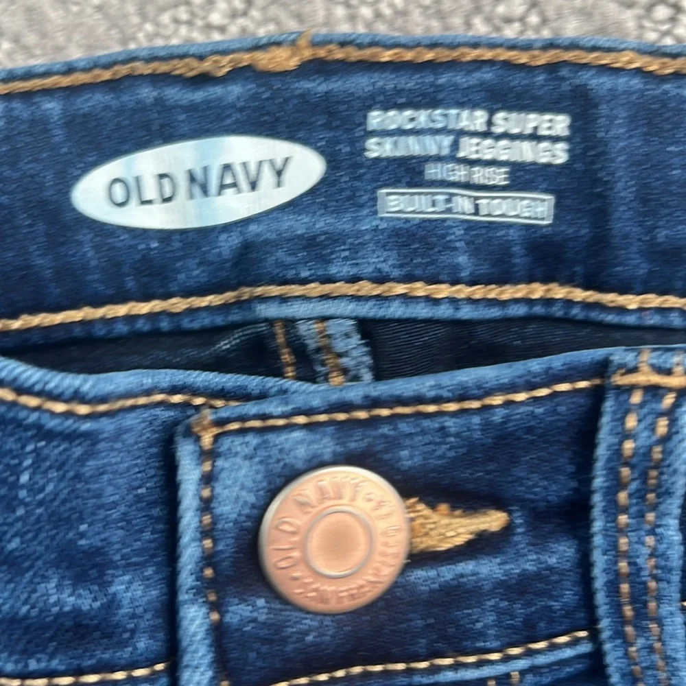 Old Navy Girls Rockstar Super Skinny High Rise Jeggings Size 10